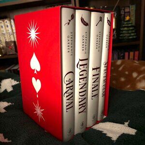 LIKE NEW! Complete Caraval Holiday Special Edition Hardback Set